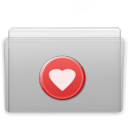 Folder - Favorite - Graphite icon